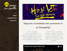 Tablet Screenshot of hamletthehip-hopera.com